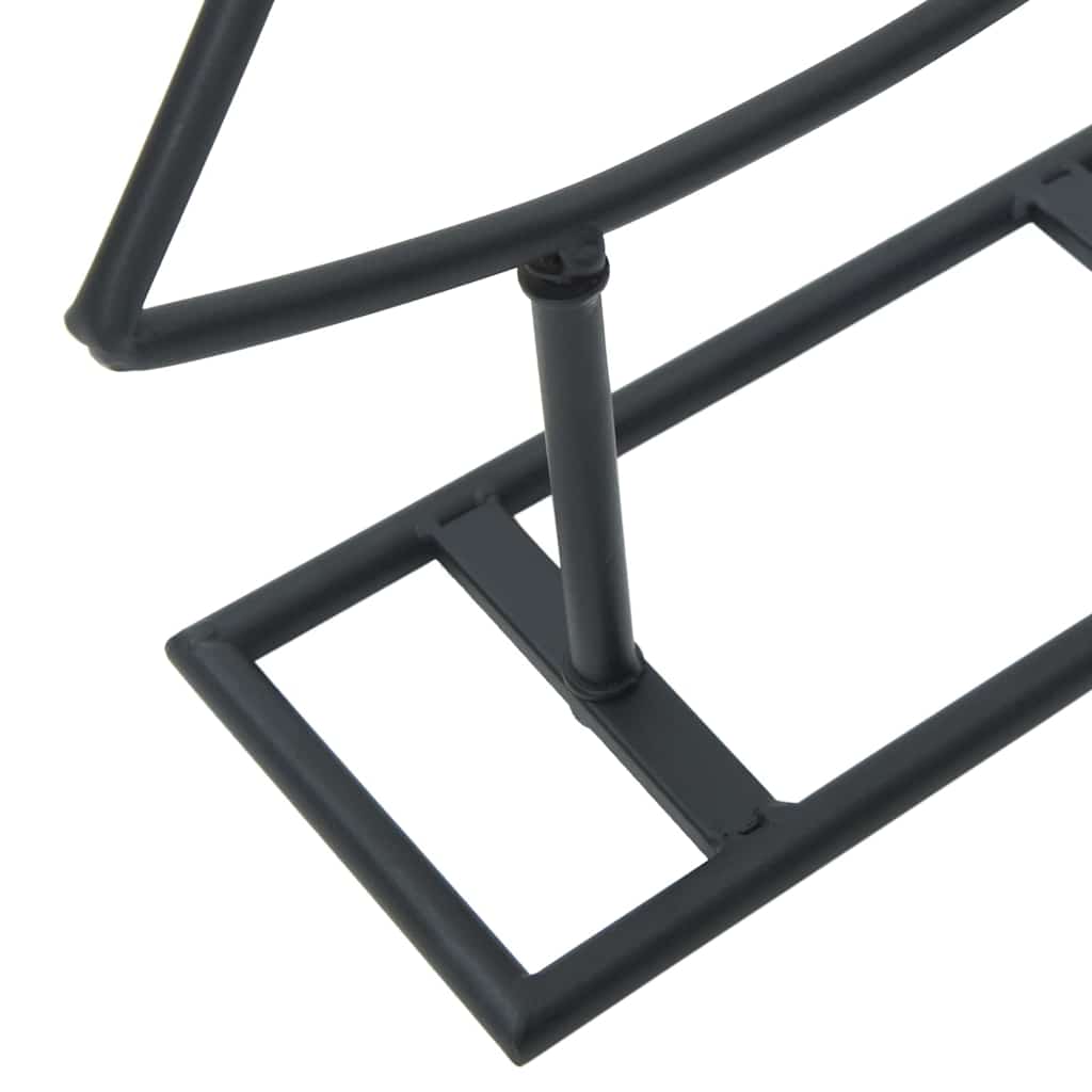 Arbre de Noël en métal avec support Noir 180 cm Acier - XIOS