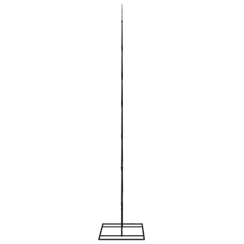 Arbre de Noël en métal avec support Noir 180 cm Acier - XIOS