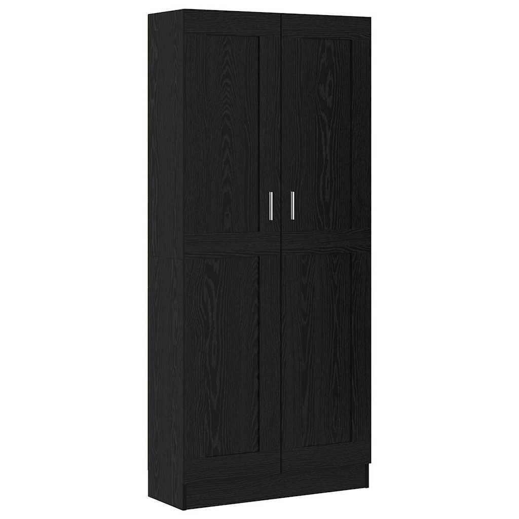 Bibliothèque Chêne noir 82.5 x 30.5 x 185 cm Bois d'ingénierie - XIOS