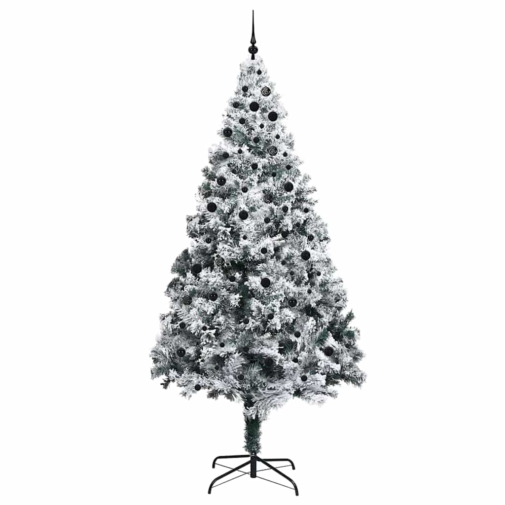 Sapin de Noël avec 300 LED avec support Blanc 300 cm PVC - XIOS