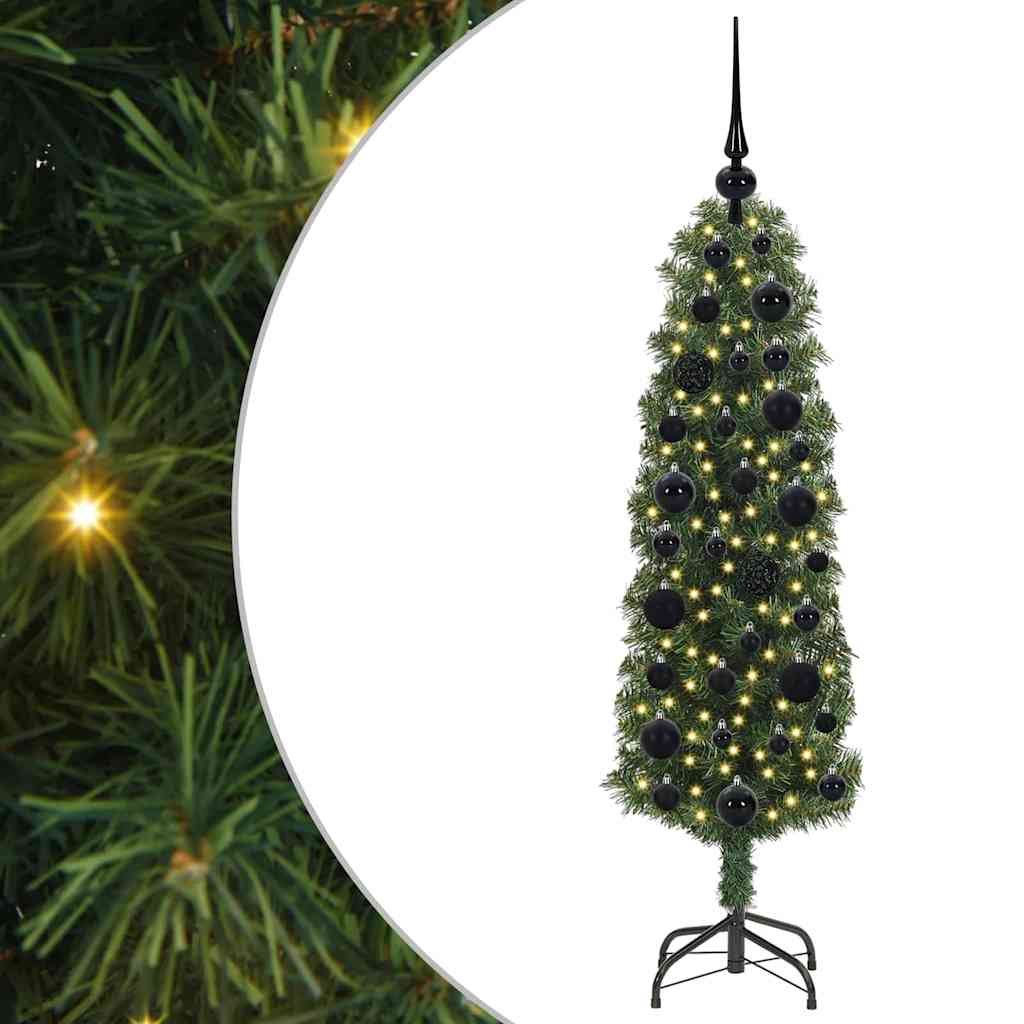 Sapin de Noël artificiel Vert 120 cm PVC et acier et plastique - XIOS