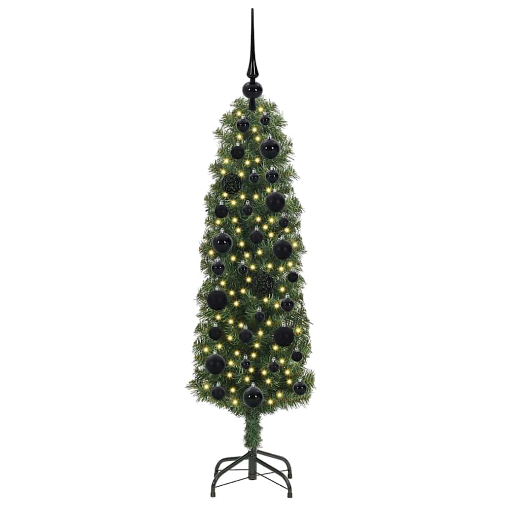 Sapin de Noël artificiel Vert 120 cm PVC et acier et plastique - XIOS