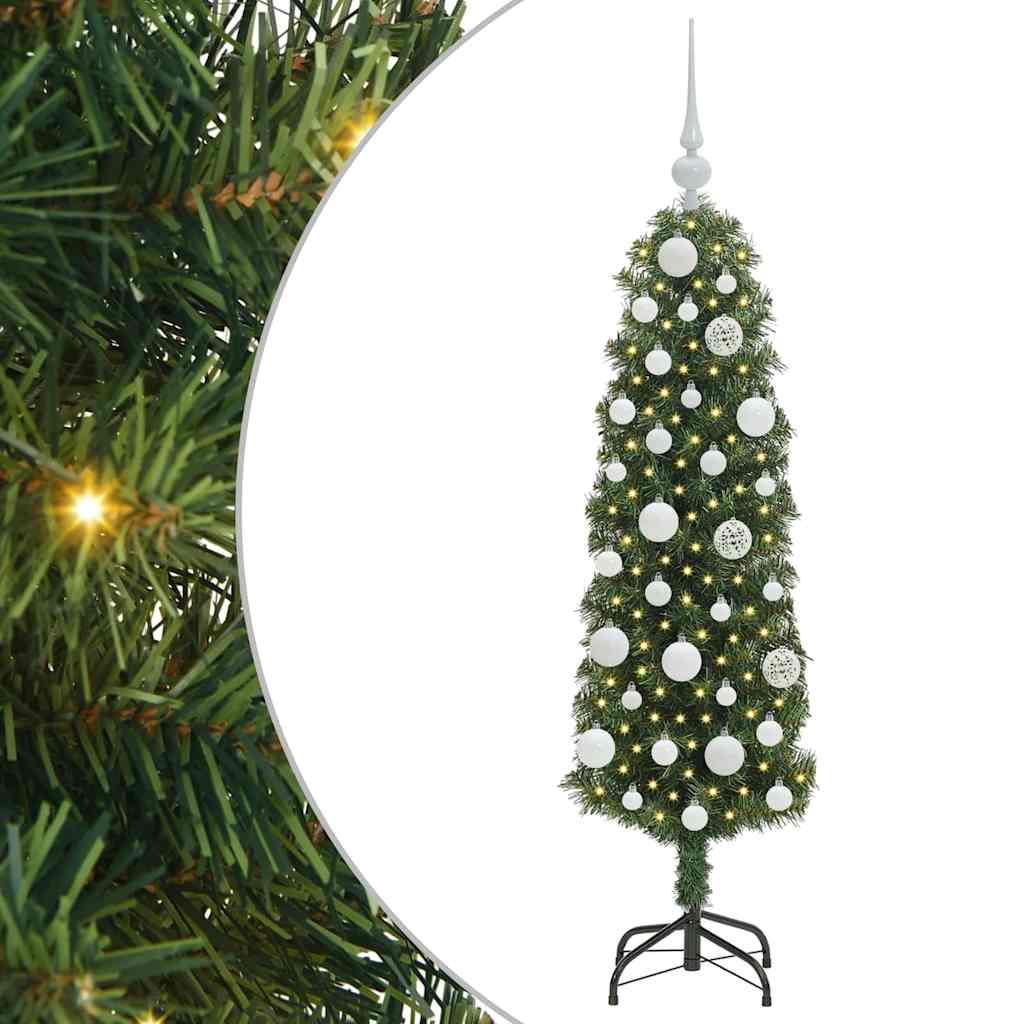 Sapin de Noël artificiel Vert 120 cm PVC et acier et plastique - XIOS