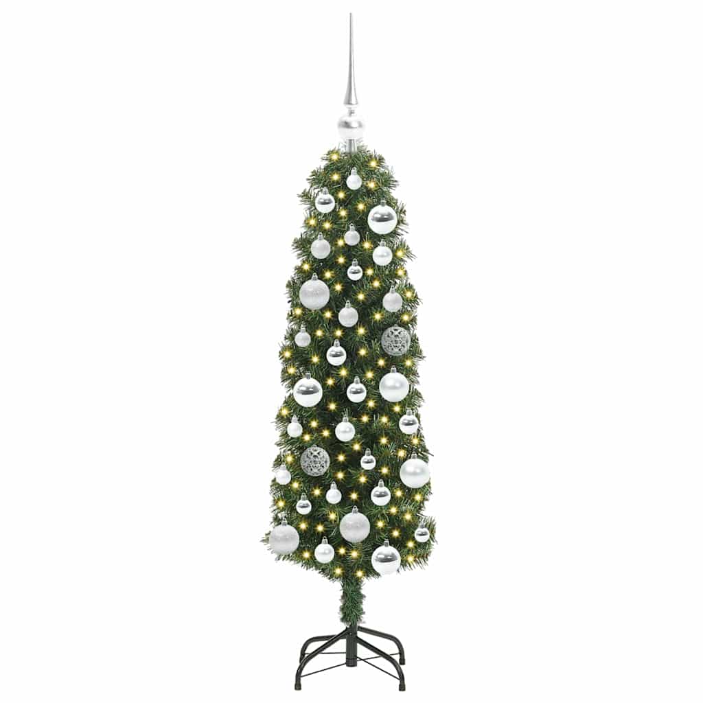 Sapin de Noël artificiel Vert 120 cm PVC et acier et plastique - XIOS