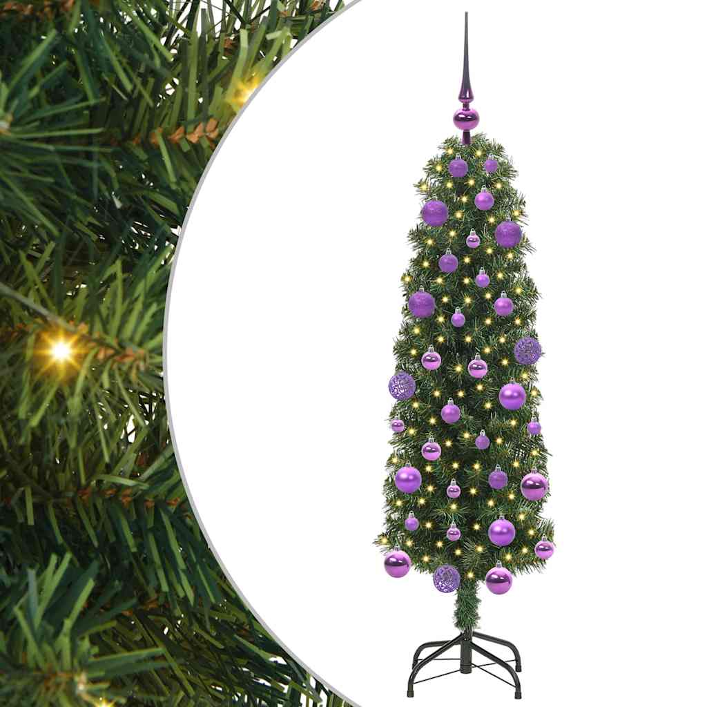 Sapin de Noël artificiel Vert 120 cm PVC et acier et plastique - XIOS