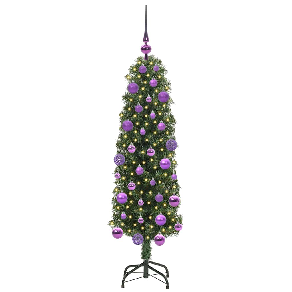 Sapin de Noël artificiel Vert 120 cm PVC et acier et plastique - XIOS