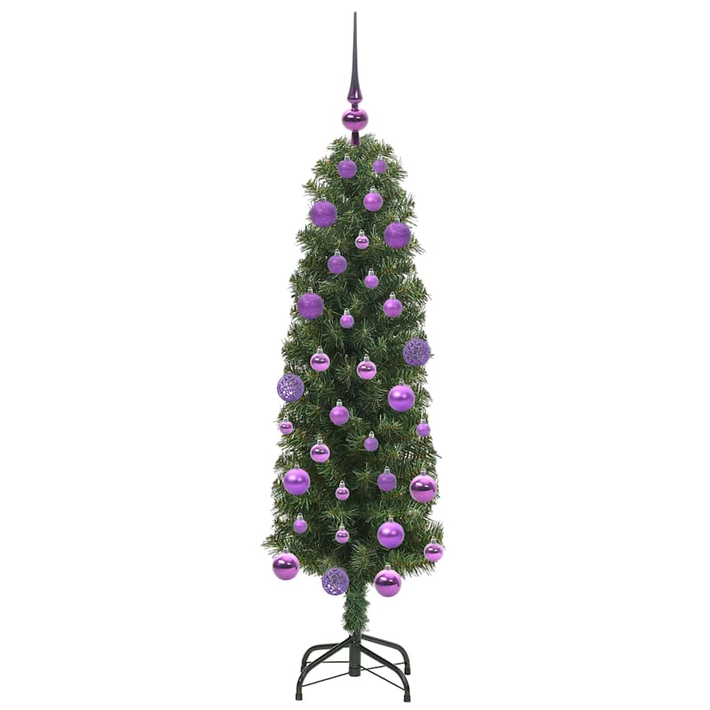 Sapin de Noël artificiel Vert 120 cm PVC et acier et plastique - XIOS