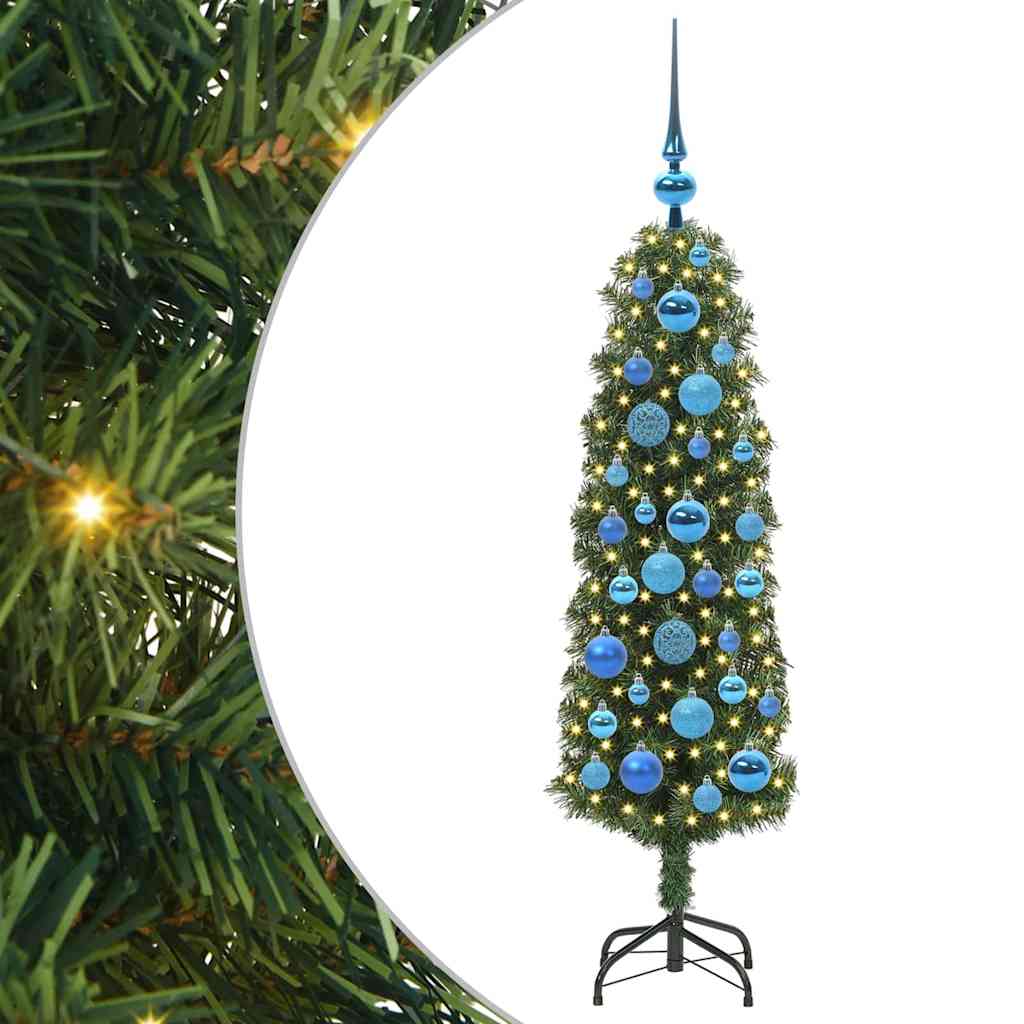 Sapin de Noël artificiel Vert 120 cm PVC et acier et plastique - XIOS
