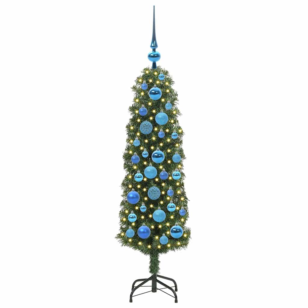 Sapin de Noël artificiel Vert 120 cm PVC et acier et plastique - XIOS