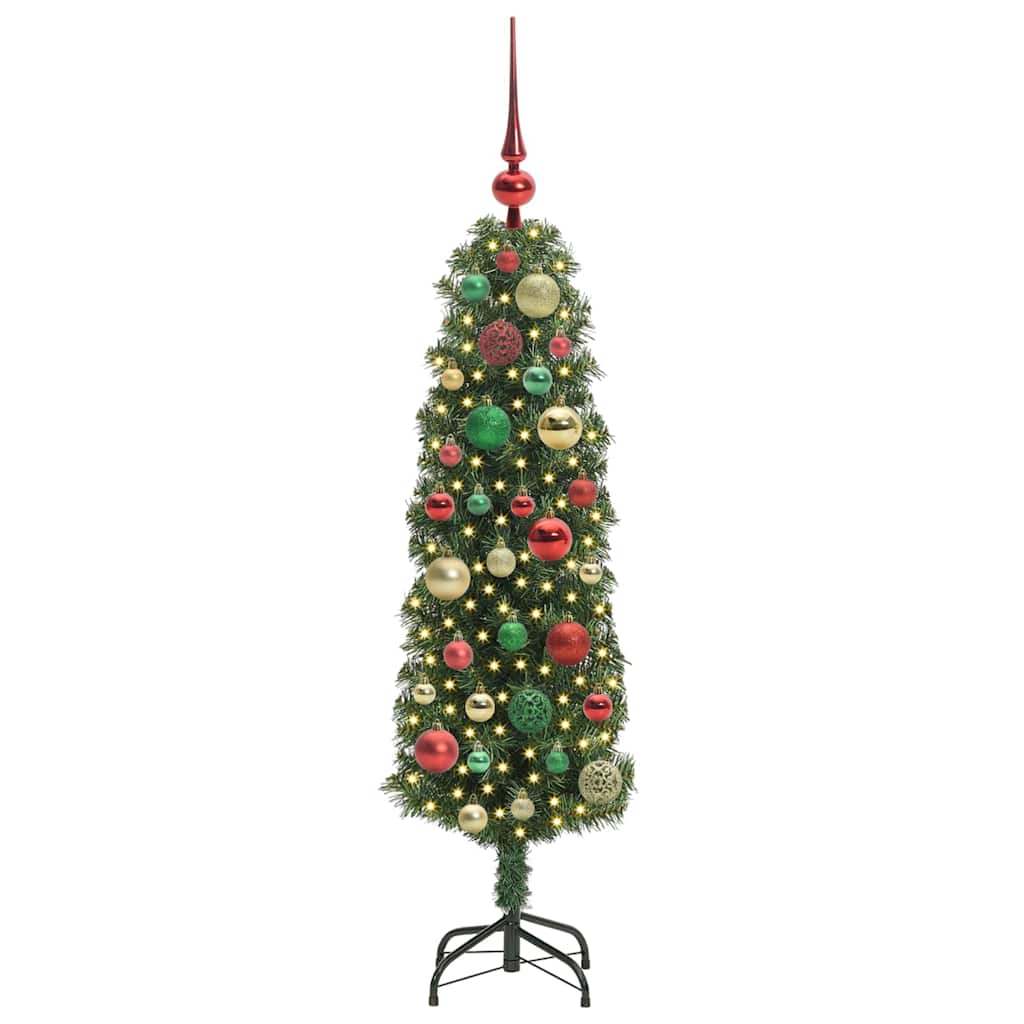 Sapin de Noël artificiel Vert 120 cm PVC et acier et plastique - XIOS