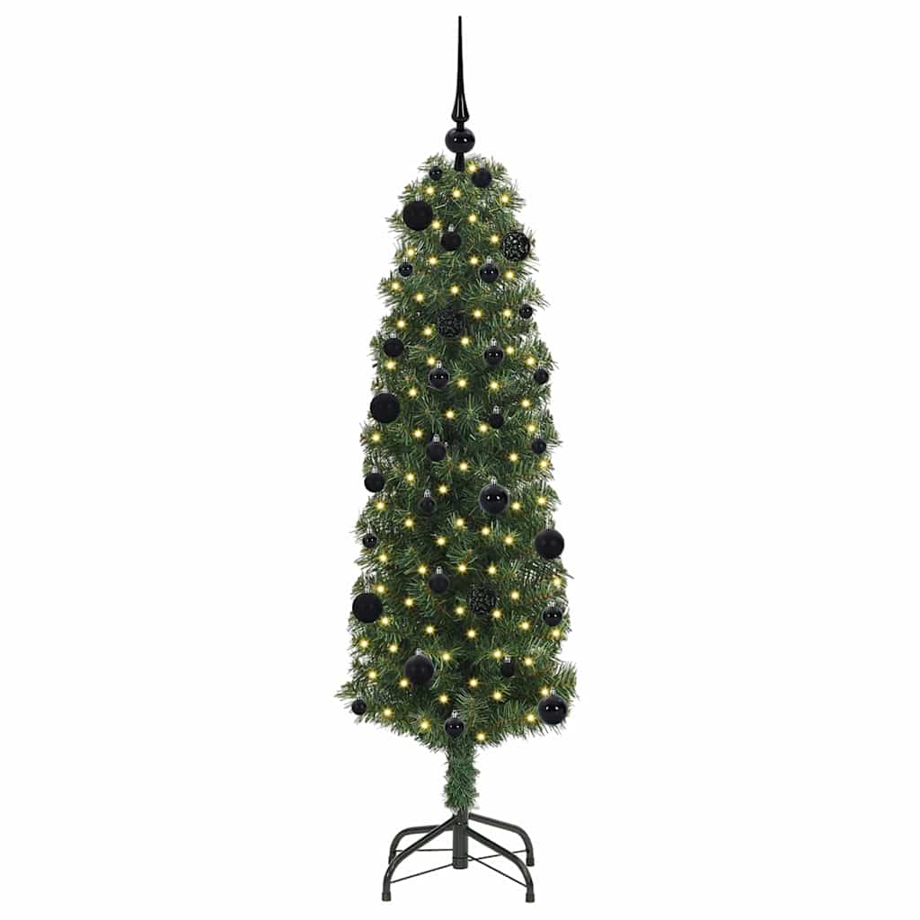 Sapin de Noël artificiel Vert 150 cm PVC et acier et plastique - XIOS