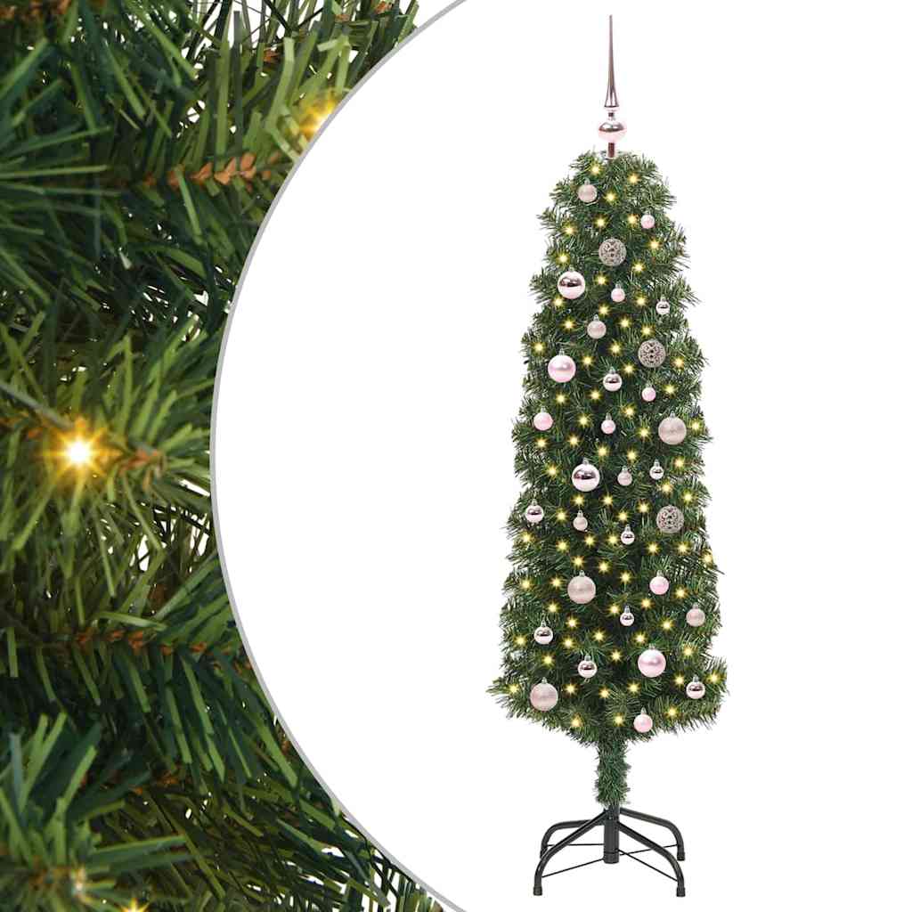 Sapin de Noël artificiel Vert 150 cm PVC et acier et plastique - XIOS