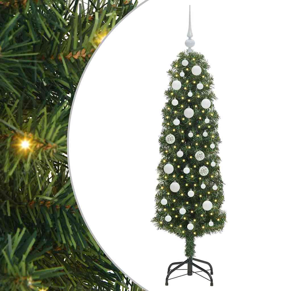 Sapin de Noël artificiel Vert 150 cm PVC et acier et plastique - XIOS