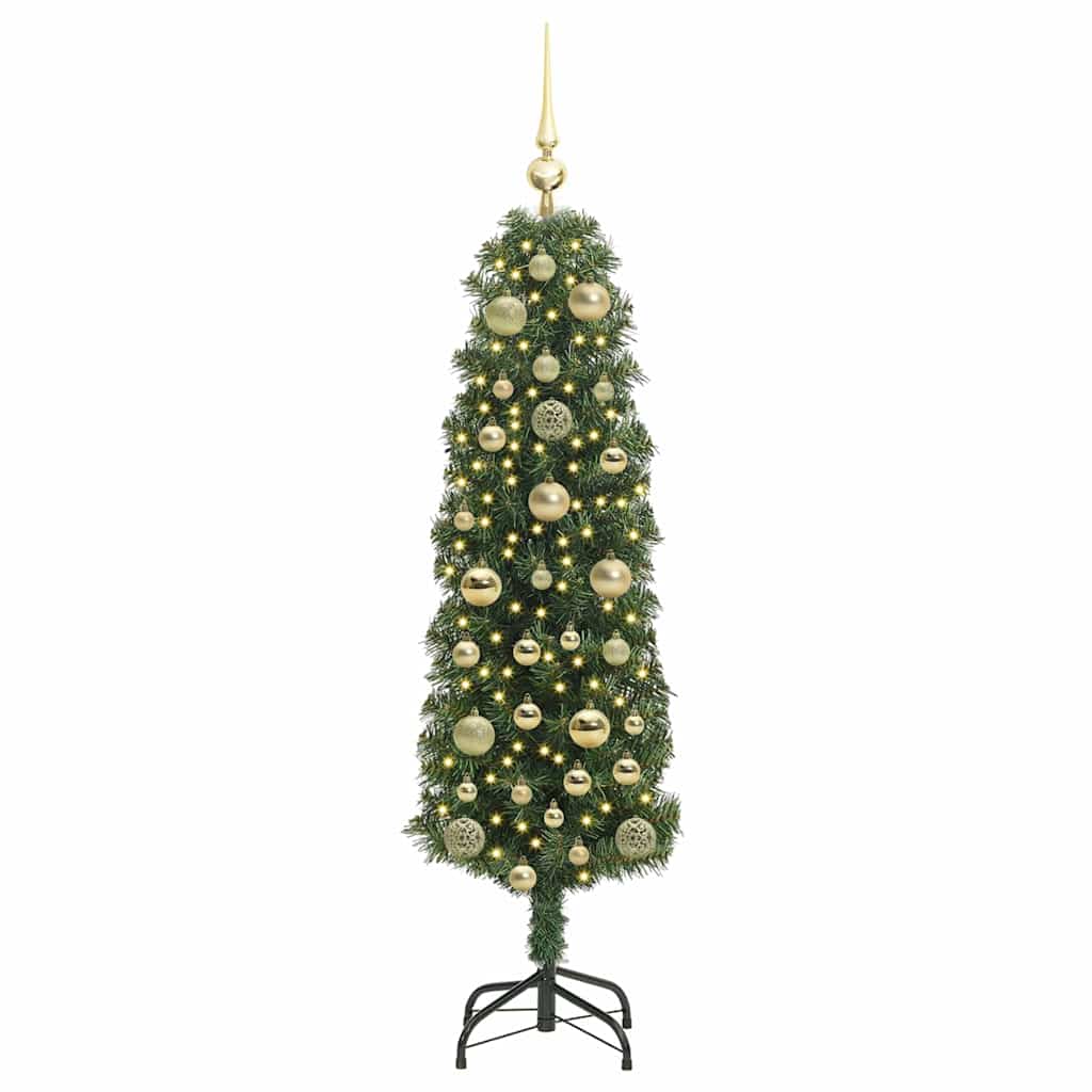 Sapin de Noël artificiel Vert 150 cm PVC et acier et plastique - XIOS
