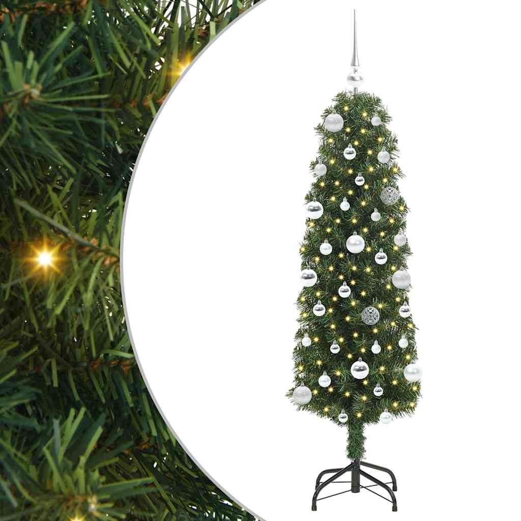 Sapin de Noël artificiel Vert 150 cm PVC et acier et plastique - XIOS