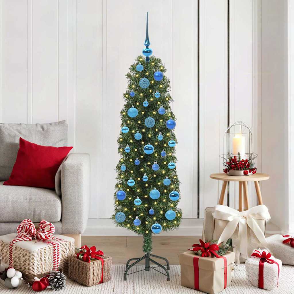 Sapin de Noël artificiel Vert 150 cm PVC et acier et plastique - XIOS
