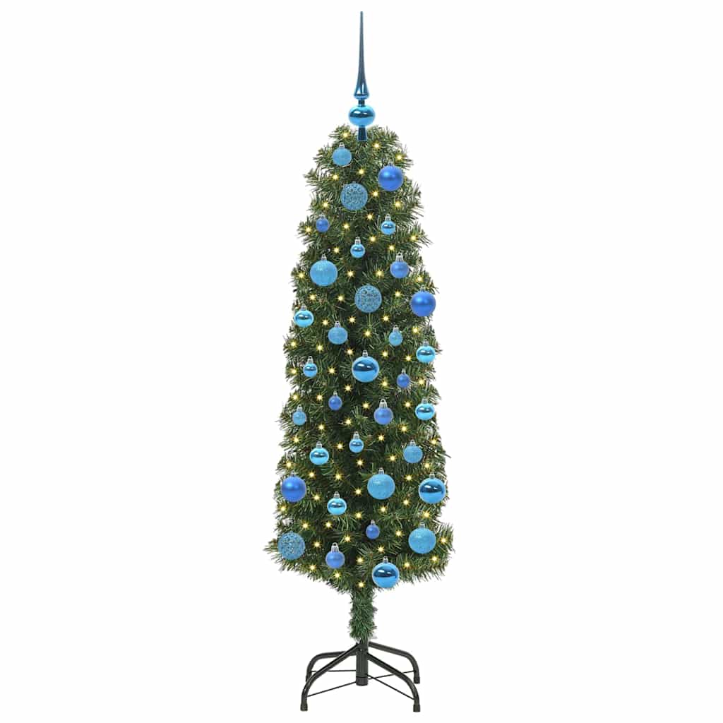 Sapin de Noël artificiel Vert 150 cm PVC et acier et plastique - XIOS