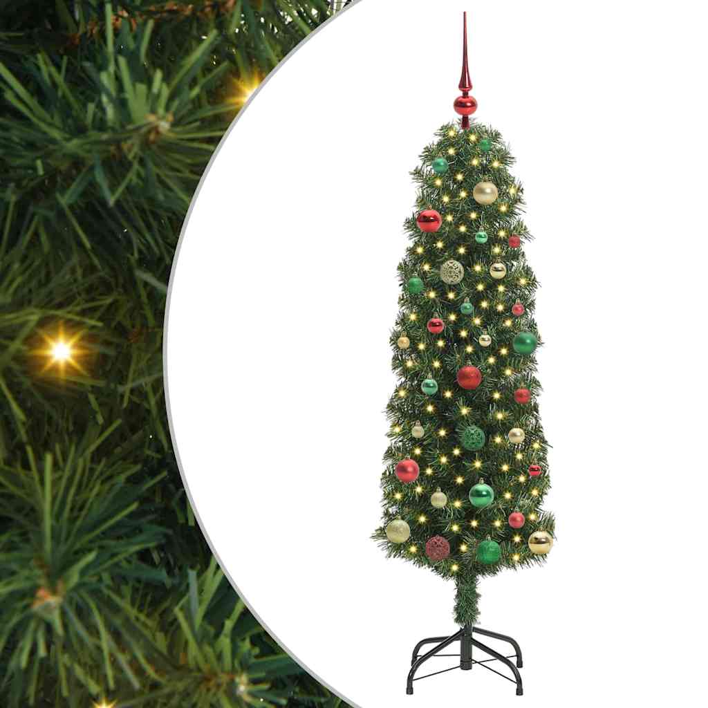 Sapin de Noël artificiel Vert 150 cm PVC et acier et plastique - XIOS