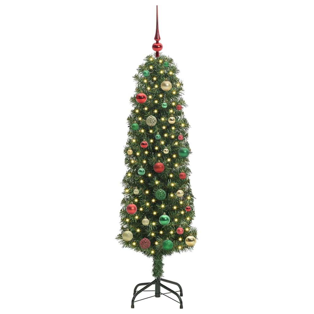 Sapin de Noël artificiel Vert 150 cm PVC et acier et plastique - XIOS