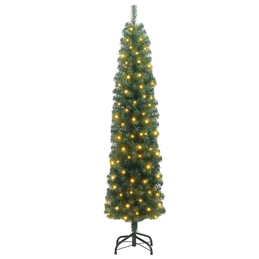 Sapin de Noël artificiel Vert 180 cm PVC et acier et plastique - XIOS