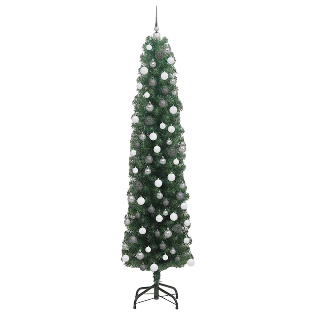 Sapin de Noël artificiel Vert 180 cm PVC et acier et plastique - XIOS