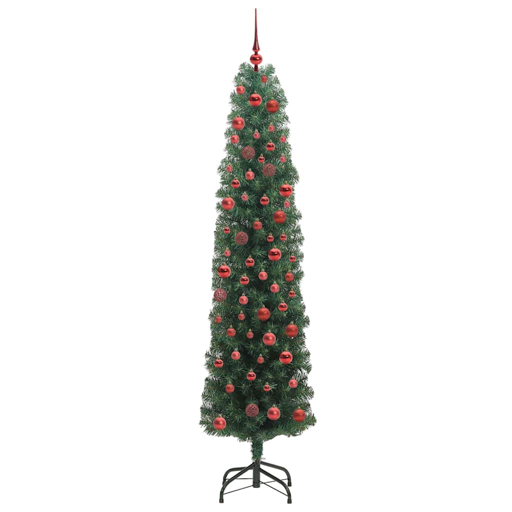 Sapin de Noël artificiel Vert 180 cm PVC et acier et plastique - XIOS