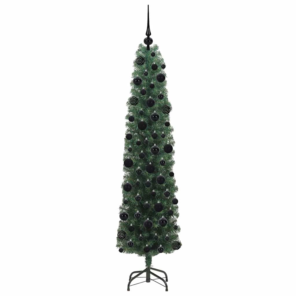 Sapin de Noël artificiel Vert 180 cm PVC et acier et plastique - XIOS