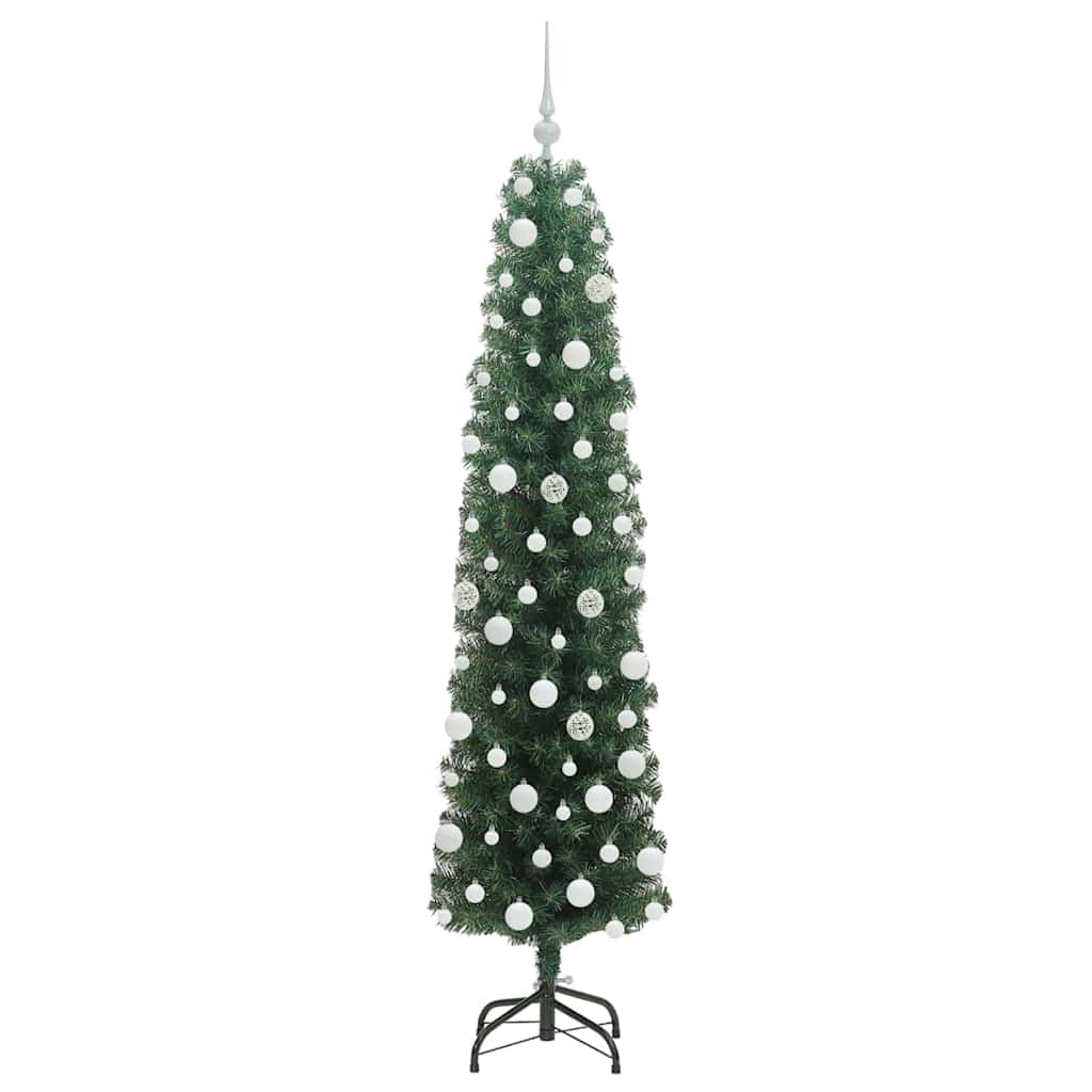 Sapin de Noël artificiel Vert 180 cm PVC et acier et plastique - XIOS