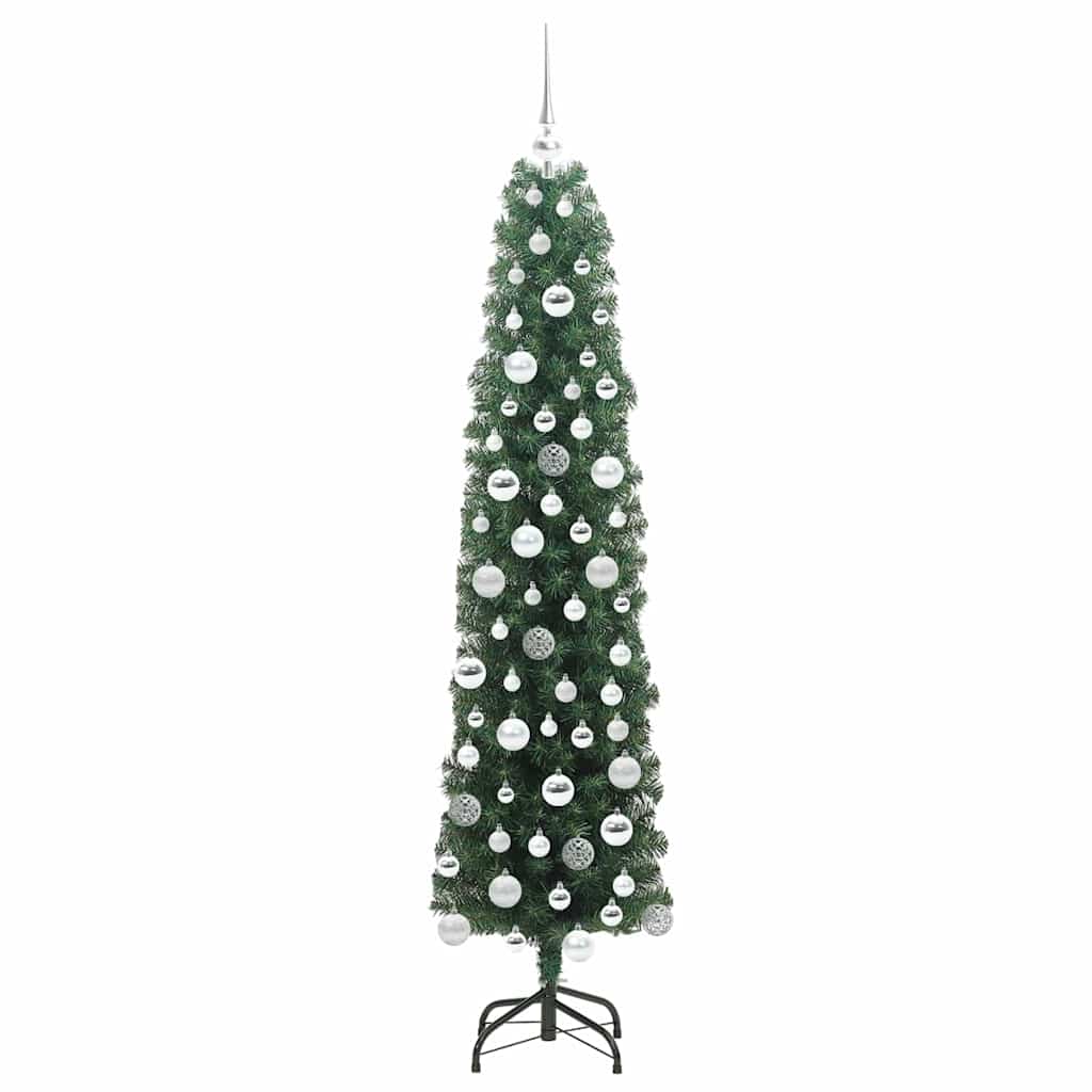 Sapin de Noël artificiel Vert 180 cm PVC et acier et plastique - XIOS