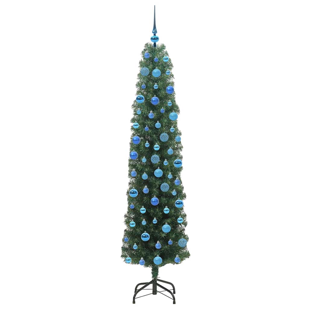 Sapin de Noël artificiel Vert 180 cm PVC et acier et plastique - XIOS