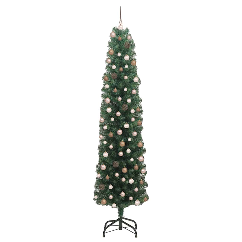 Sapin de Noël artificiel Vert 210 cm PVC et acier et plastique - XIOS