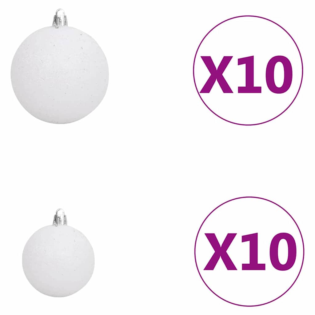 Sapin de Noël artificiel Vert 240 cm PVC et acier et plastique - XIOS