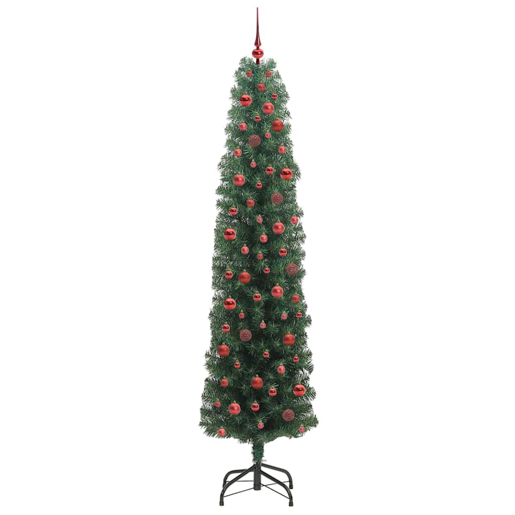 Sapin de Noël artificiel Vert 240 cm PVC et acier et plastique - XIOS
