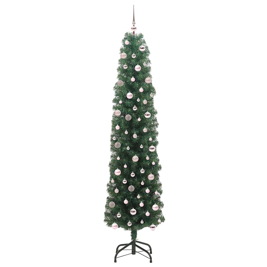 Sapin de Noël artificiel Vert 240 cm PVC et acier et plastique - XIOS