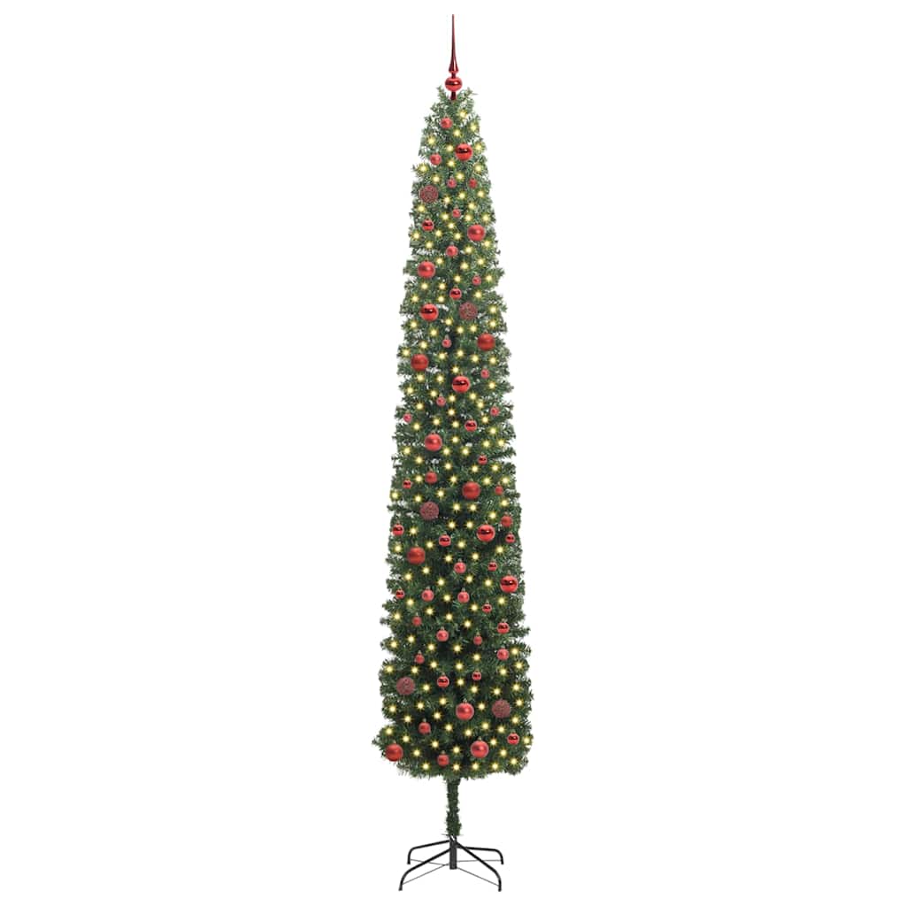 Sapin de Noël artificiel Vert 270 cm PVC et acier et plastique - XIOS