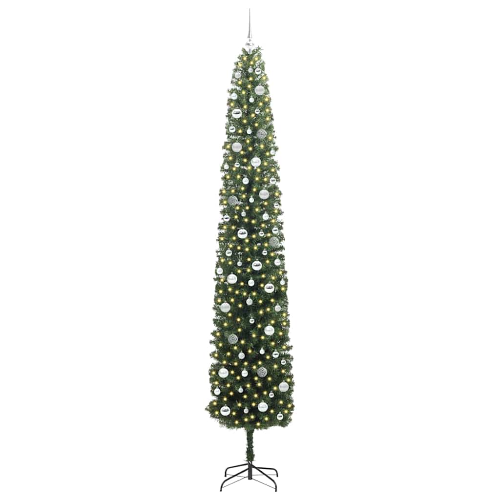 Sapin de Noël artificiel Vert 270 cm PVC et acier et plastique - XIOS