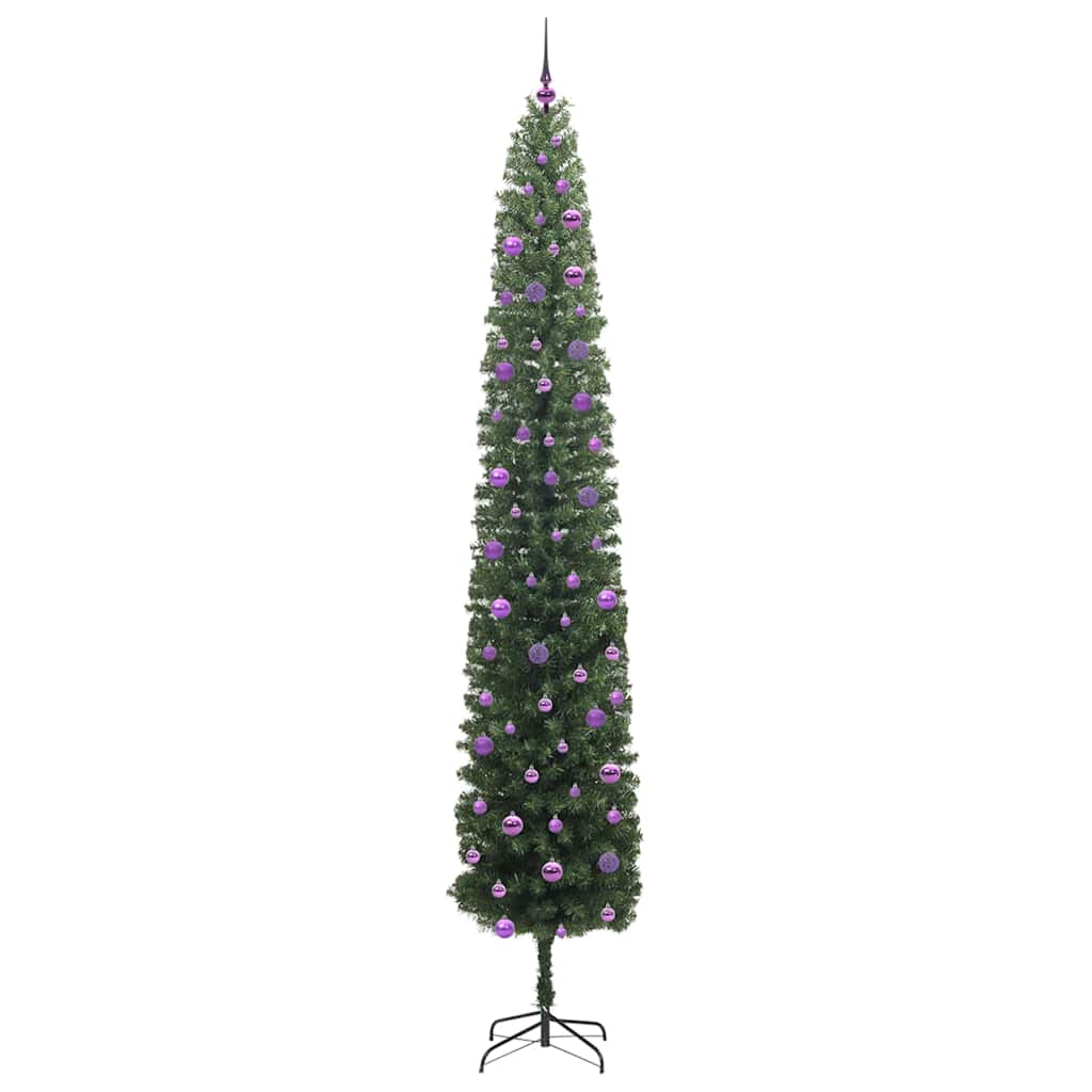 Sapin de Noël artificiel Vert 270 cm PVC et acier et plastique - XIOS