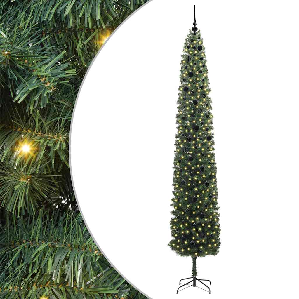Sapin de Noël artificiel Vert 300 cm PVC et acier et plastique - XIOS