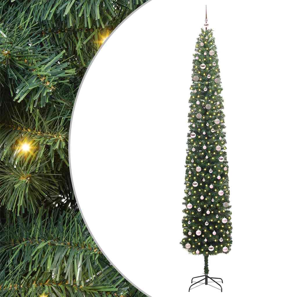 Sapin de Noël artificiel Vert 300 cm PVC et acier et plastique - XIOS
