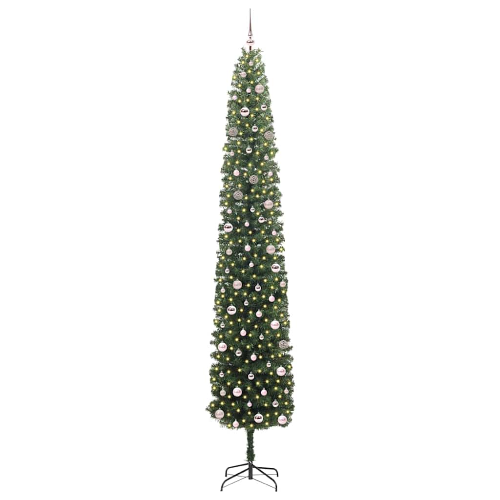 Sapin de Noël artificiel Vert 300 cm PVC et acier et plastique - XIOS