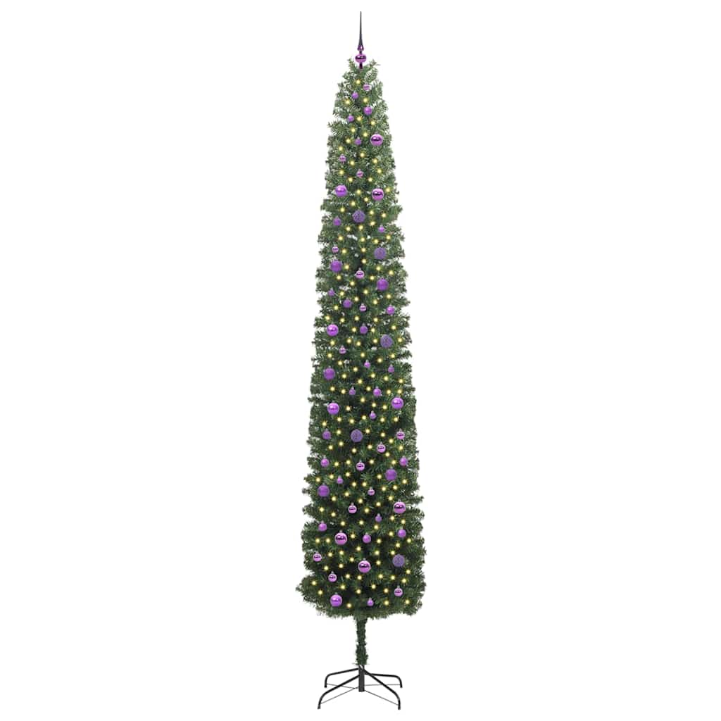 Sapin de Noël artificiel Vert 300 cm PVC et acier et plastique - XIOS