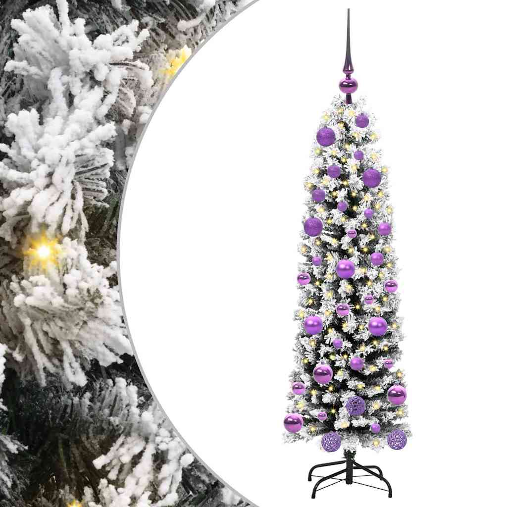 Sapin de Noël artificiel Vert 120 cm PVC et acier et plastique - XIOS