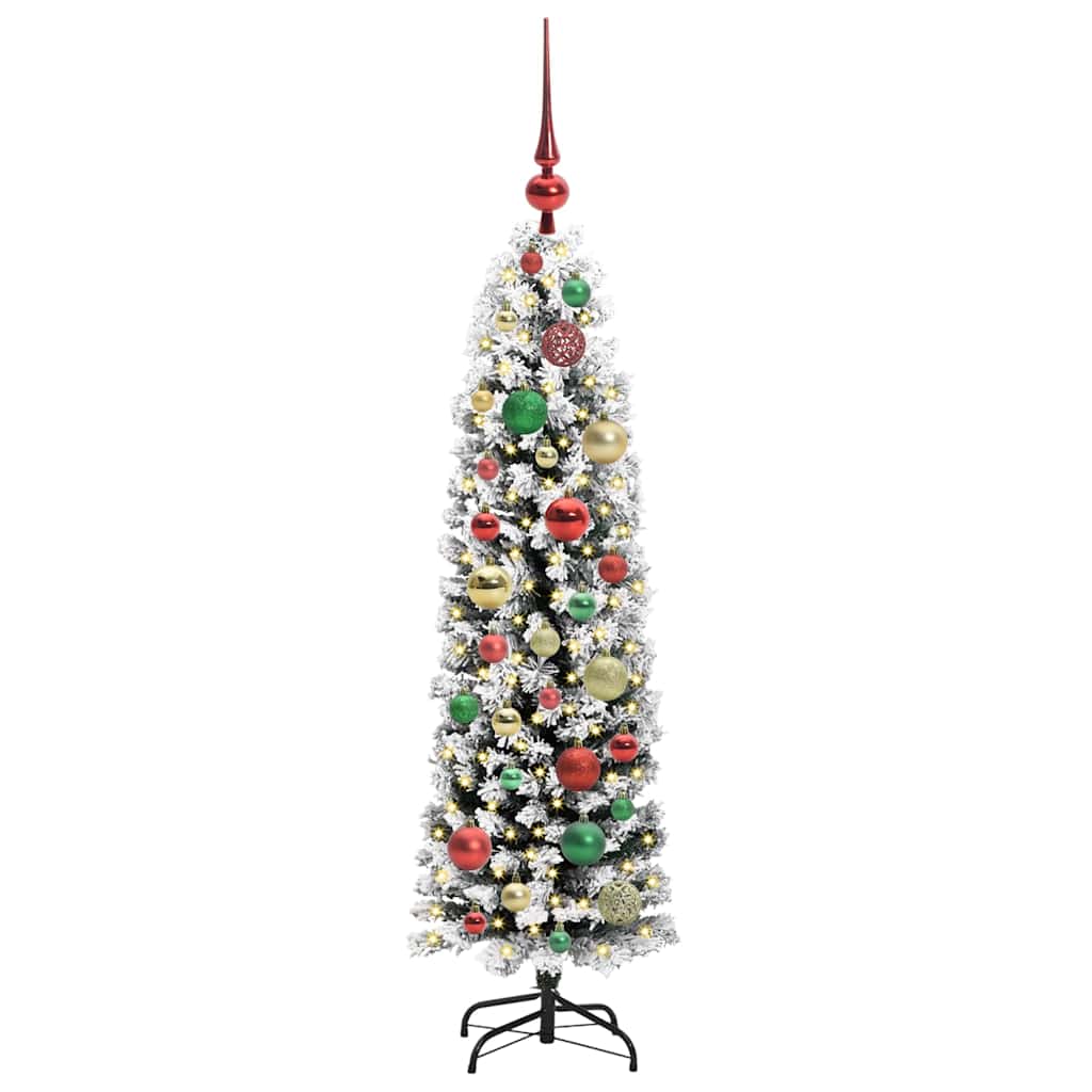 Sapin de Noël artificiel Vert 120 cm PVC et acier et plastique - XIOS