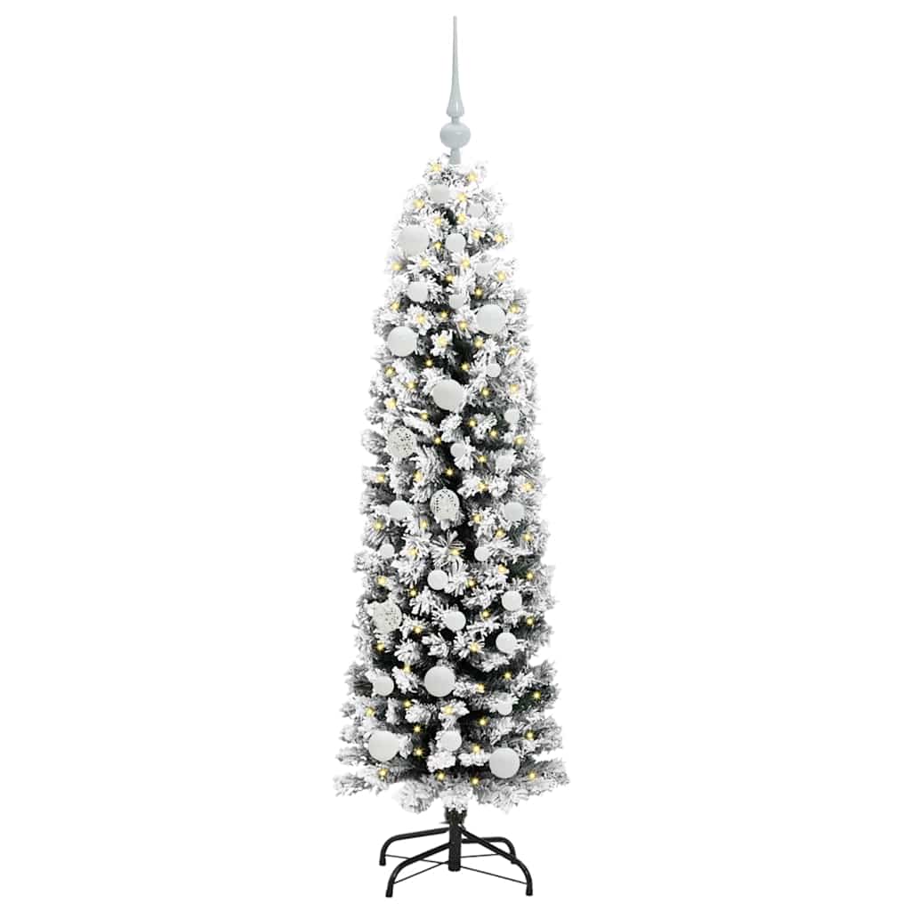 Sapin de Noël artificiel Vert 150 cm PVC et acier et plastique - XIOS