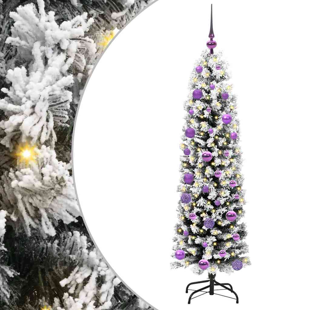 Sapin de Noël artificiel Vert 150 cm PVC et acier et plastique - XIOS