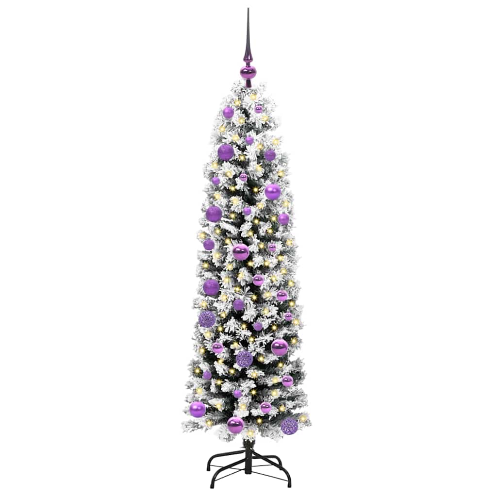 Sapin de Noël artificiel Vert 150 cm PVC et acier et plastique - XIOS