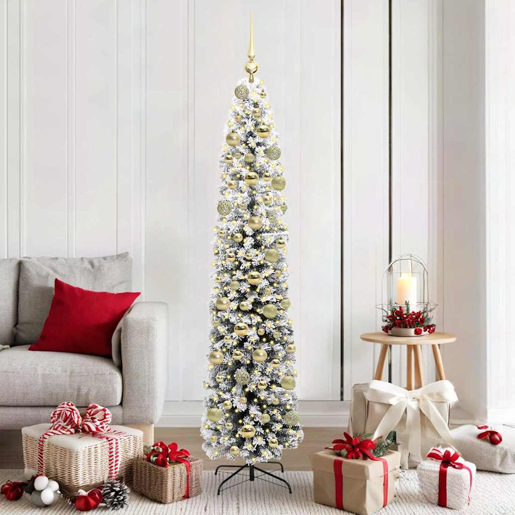 Sapin de Noël artificiel Vert 180 cm PVC et acier et plastique - XIOS