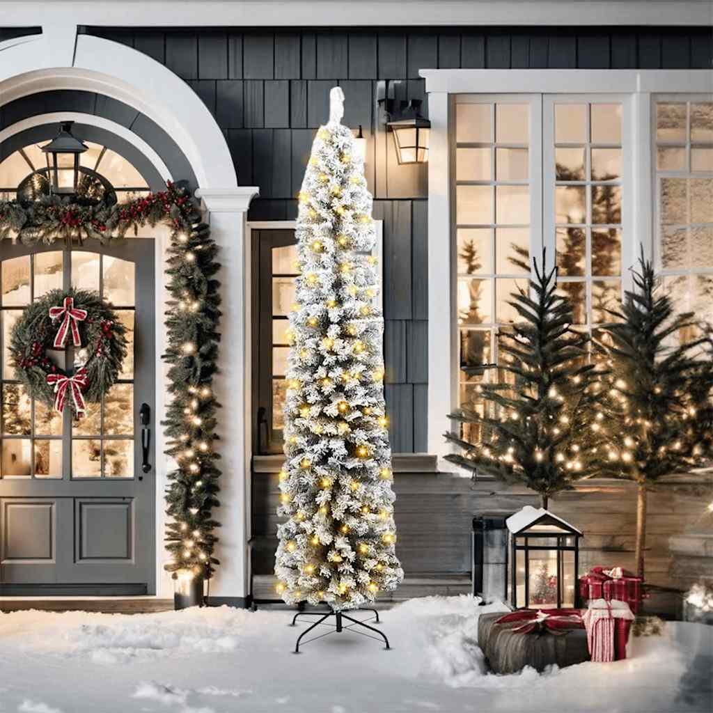 Sapin de Noël artificiel Vert 210 cm PVC et acier et plastique - XIOS