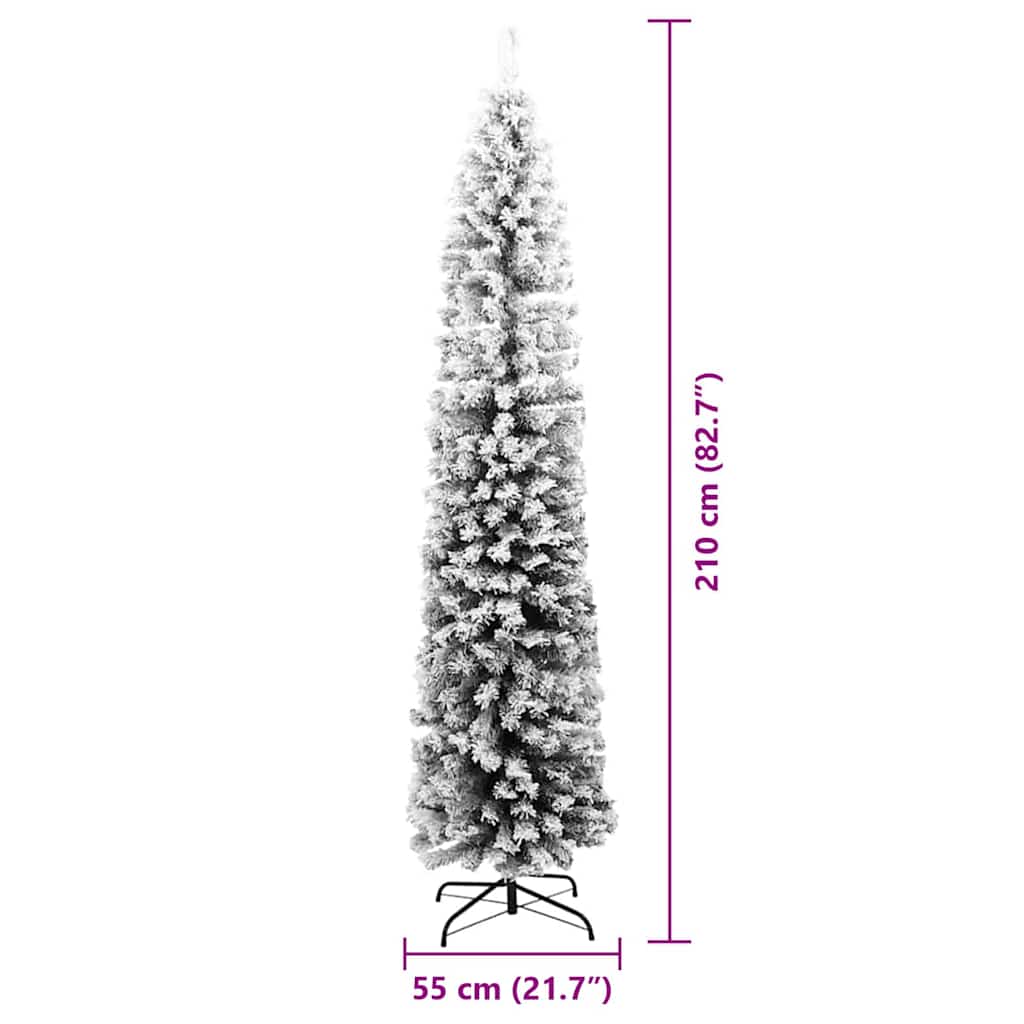 Sapin de Noël artificiel Vert 210 cm PVC et acier et plastique - XIOS