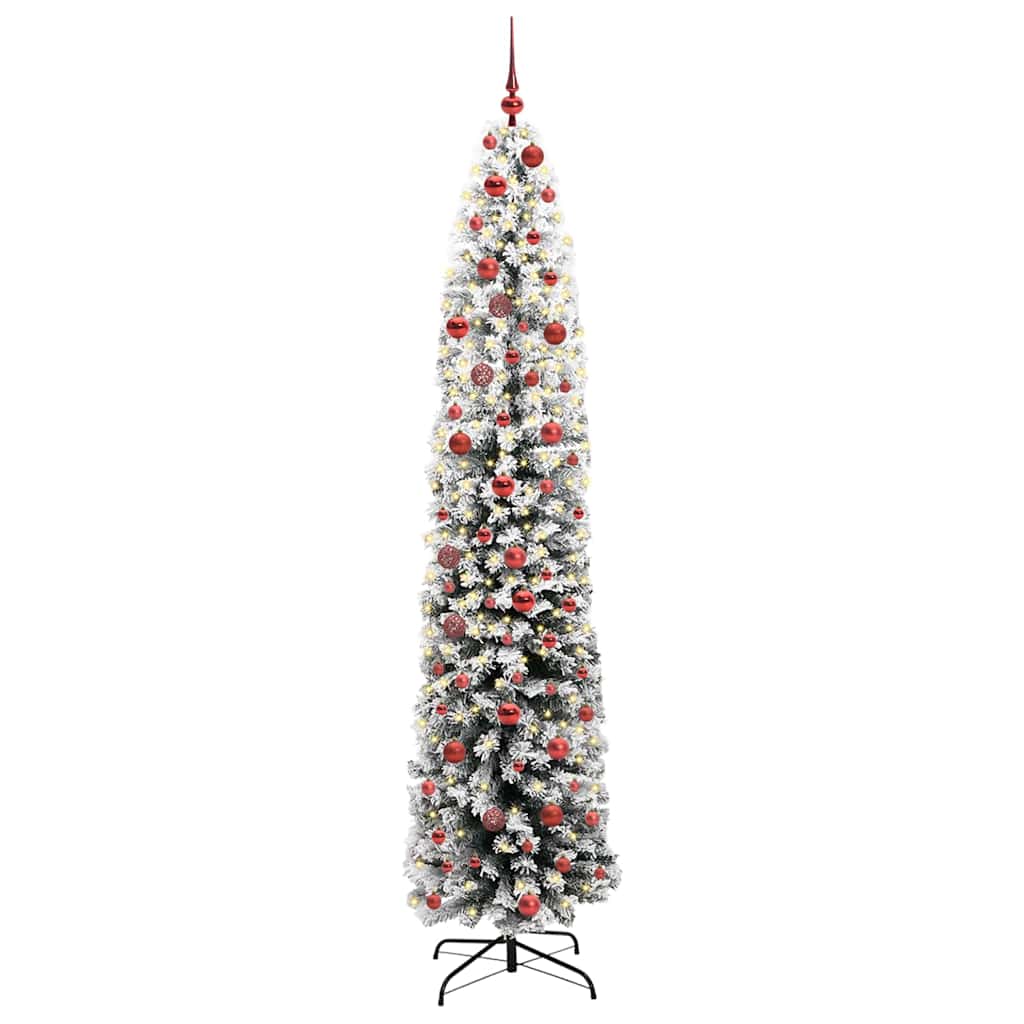 Sapin de Noël artificiel Vert 210 cm PVC et acier et plastique - XIOS